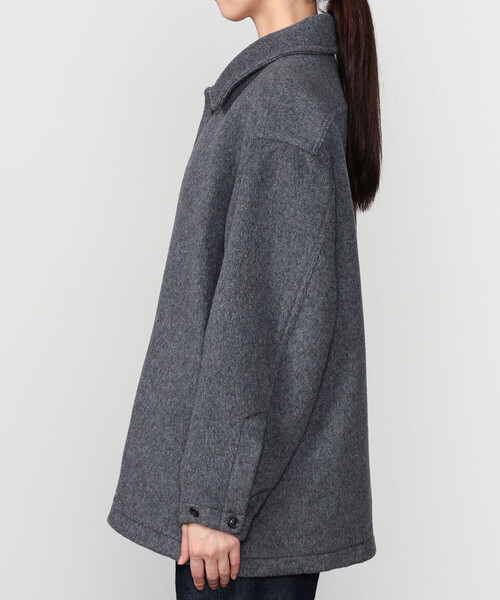 LONDON TRADITION(ロンドントラディション)の「UNFIL | 【LONDON TRADITION×UNFIL】ダブルフェイス オーバーサイズジャケット WOMEN(その他アウター・レディース・グレー/ブラック・1)」の13枚目の写真