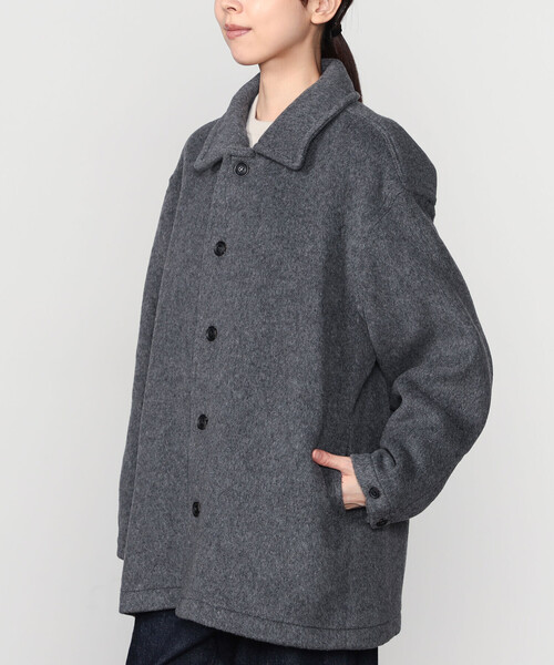 LONDON TRADITION(ロンドントラディション)の「UNFIL | 【LONDON TRADITION×UNFIL】ダブルフェイス オーバーサイズジャケット WOMEN(その他アウター・レディース・グレー/ブラック・1)」の16枚目の写真