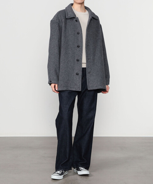 LONDON TRADITION(ロンドントラディション)の「UNFIL | 【LONDON TRADITION×UNFIL】ダブルフェイス オーバーサイズジャケット WOMEN(その他アウター・レディース・グレー/ブラック・1)」の17枚目の写真