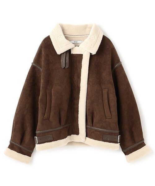 ムートンジャケット【韓国ファッション】（ムートンコート）｜Mi-je