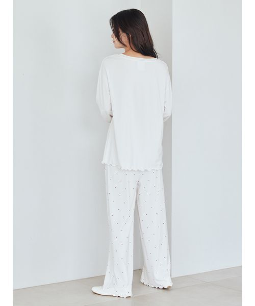 新品タグ付き　完売品　ジェラートピケ　パジャマ ルームウェア ドット　上下セット gelato pique ジェラートピケ ルームウェア上下セット gelato pique