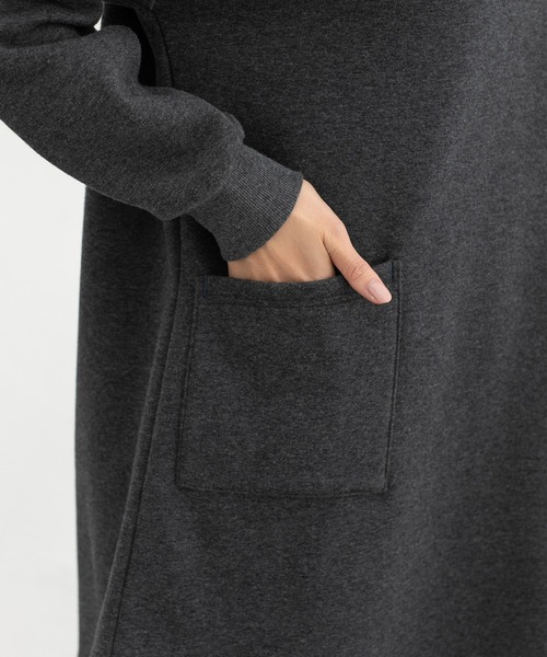 Honeys（ハニーズ）の「【ハニぽか】あったかチュニック（チュニック・レディース・オートミール/ネイビー/ブラウン系/ヘザーチャコール・L/M）」の11枚目の写真