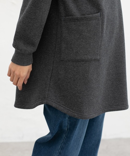 Honeys（ハニーズ）の「【ハニぽか】あったかチュニック（チュニック・レディース・オートミール/ネイビー/ブラウン系/ヘザーチャコール・L/M）」の12枚目の写真