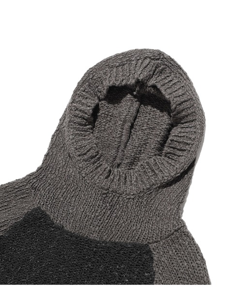 『NICE GHOST CLUB/ナイスゴーストクラブ』から、DRESS HOODIE KNIT/ドレスフードニットパーカーの入荷です。