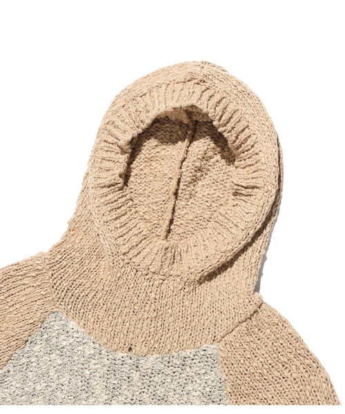 『NICE GHOST CLUB/ナイスゴーストクラブ』から、DRESS HOODIE KNIT/ドレスフードニットパーカーの入荷です。