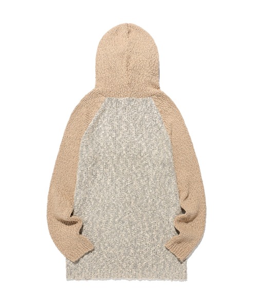 『NICE GHOST CLUB/ナイスゴーストクラブ』から、DRESS HOODIE KNIT/ドレスフードニットパーカーの入荷です。