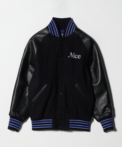 週末値下げ！　SKOOKUM スタジャン オールブラック FIDELITY（フェデリティー） スタジャン 「FIDELITY X SKOOKUM」 WOOL