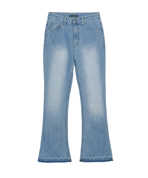 NICK&NICOLE(ニックアンドニコール)の「90S WIDE DENIM PANTS_LIGHT BLUE(デニムパンツ・レディース・その他・SMALL/MEDIUM/LARGE)」の4枚目の写真