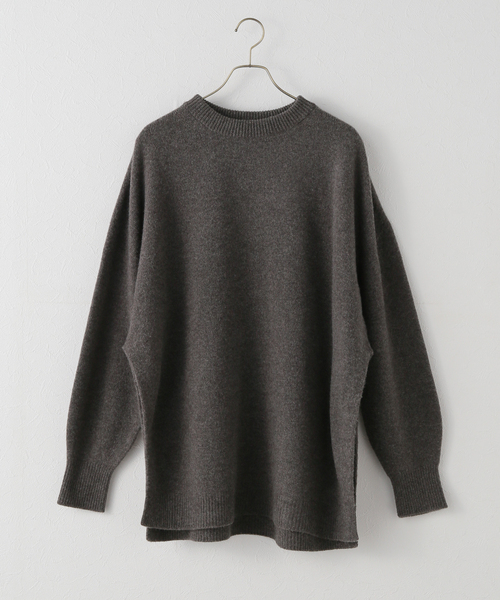 Spick & Span(スピックアンドスパン)の「2WAYロングスリットチュニックプルオーバー(ニット/セーター・レディース・ブラック/ブラウン系その他・FREE)」の18枚目の写真