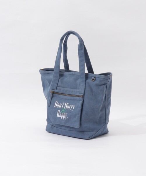 NOLLEY’S（ノーリーズ）の「キャンバスロゴ刺繍トートバッグ（トートバッグ・レディース・ブルー/ブラウン・FREE）」の11枚目の写真
