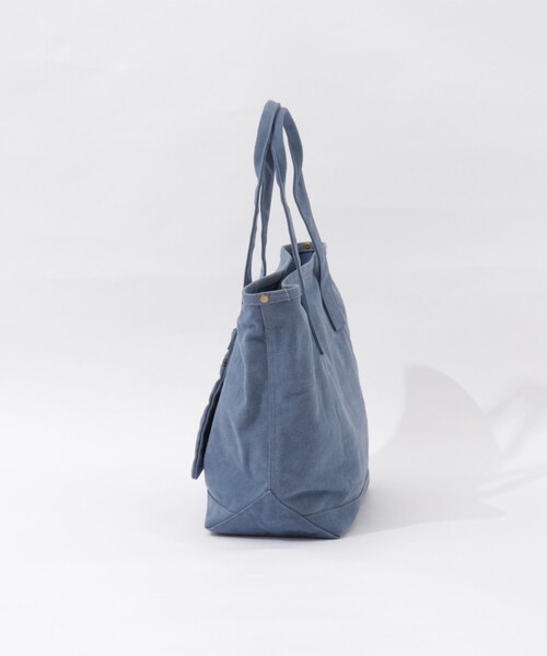 NOLLEY’S（ノーリーズ）の「キャンバスロゴ刺繍トートバッグ（トートバッグ・レディース・ブルー/ブラウン・FREE）」の12枚目の写真