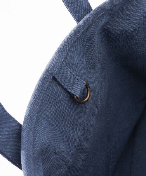 NOLLEY’S（ノーリーズ）の「キャンバスロゴ刺繍トートバッグ（トートバッグ・レディース・ブルー/ブラウン・FREE）」の21枚目の写真