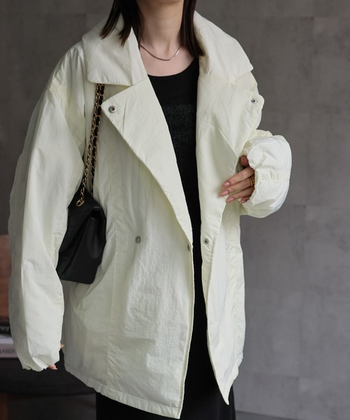 model：162cm　着用サイズ：F