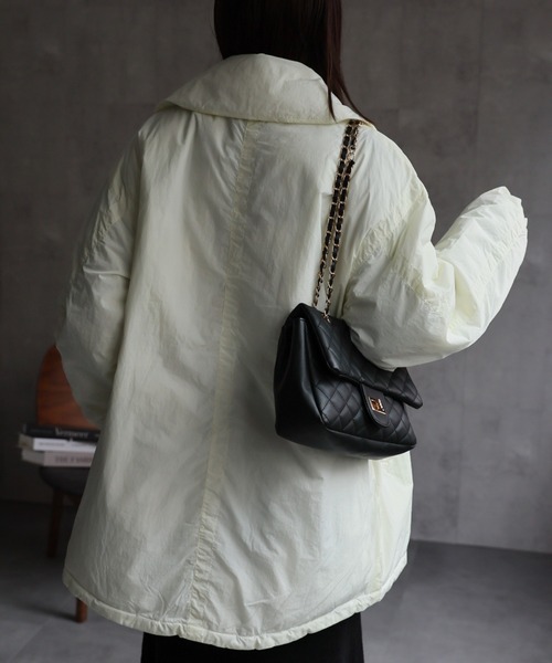 model：162cm　着用サイズ：F
