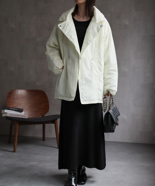 model：162cm　着用サイズ：F