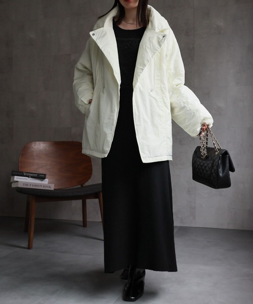 model：162cm　着用サイズ：F