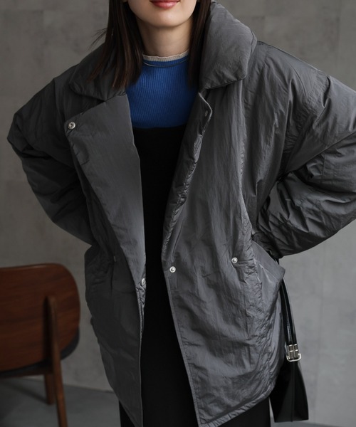 model：162cm　着用サイズ：F