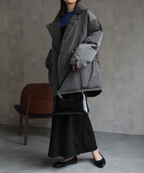 model：162cm　着用サイズ：F
