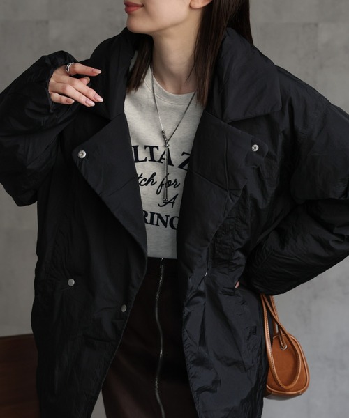 model：162cm　着用サイズ：F