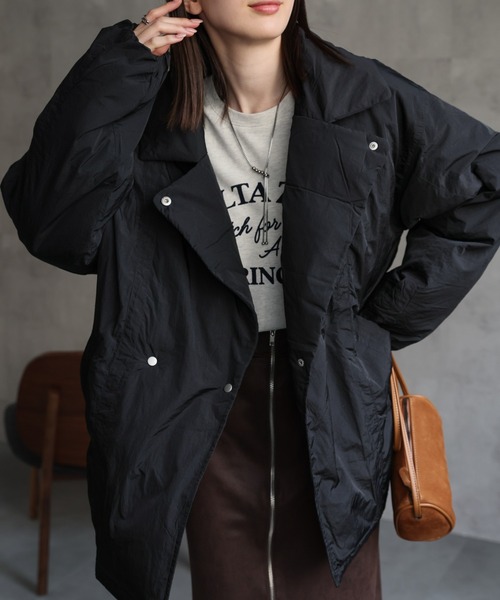 model：162cm　着用サイズ：F