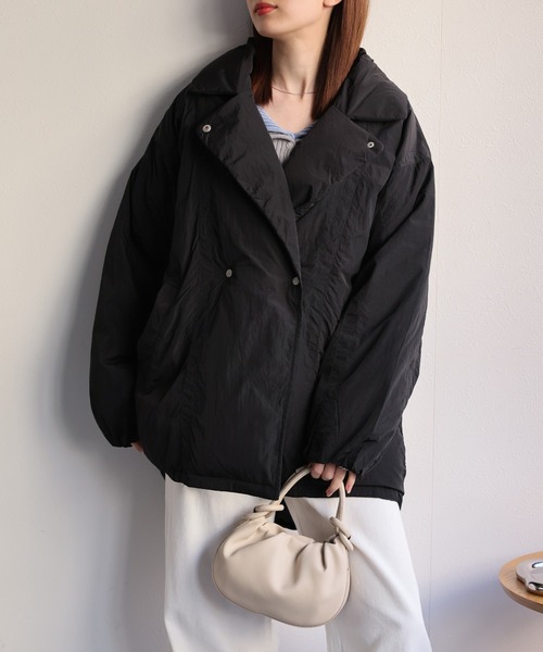 model：162cm　着用サイズ：F
