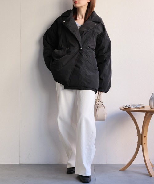 model：162cm　着用サイズ：F