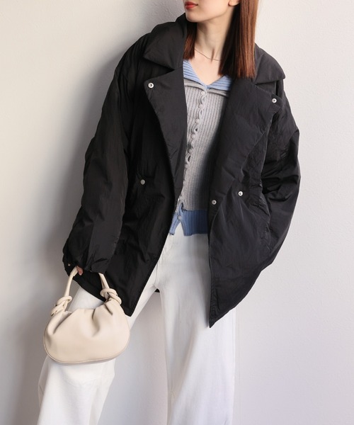 model：162cm　着用サイズ：F