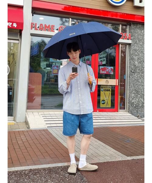FRIZMWORKS(フリズムワークス)の「OG STRIPE SEERSUCKER SHIRT _ BLUE(シャツ/ブラウス・メンズ・その他・MEDIUM/LARGE/SMALL/X-LARGE)」の4枚目の写真