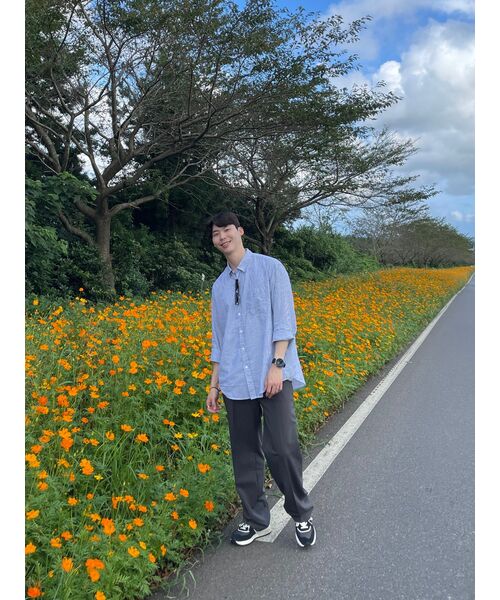FRIZMWORKS(フリズムワークス)の「OG STRIPE SEERSUCKER SHIRT _ BLUE(シャツ/ブラウス・メンズ・その他・MEDIUM/LARGE/SMALL/X-LARGE)」の5枚目の写真