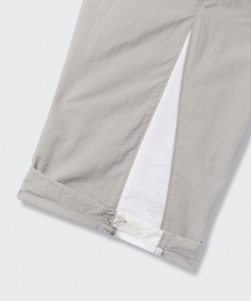 MUSINSA STANDARD（ムシンサスタンダード）の「ワイドレトロトラックパンツ[ライトグレー]（スウェットパンツ・メンズ・その他・SMALL/MEDIUM/LARGE/X-LARGE/XX-LARGE）」の6枚目の写真