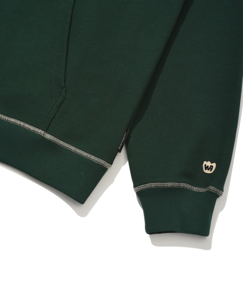 Wacky WiLLy(ワッキーウィリー)の「ステッチレタリングフードグリーン(パーカー・レディース・その他・X-LARGE/SMALL/MEDIUM/LARGE)」の6枚目の写真