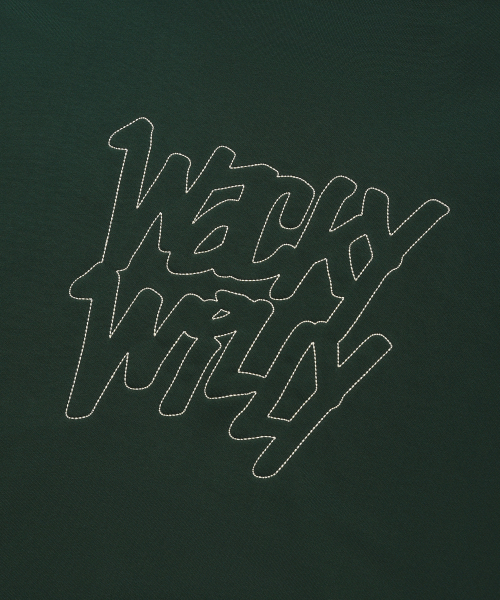 Wacky WiLLy(ワッキーウィリー)の「ステッチレタリングフードグリーン(パーカー・レディース・その他・X-LARGE/SMALL/MEDIUM/LARGE)」の7枚目の写真