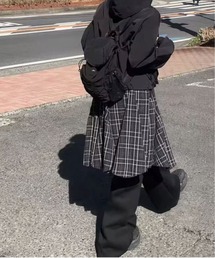 SORUTT（ソルト）の「【 SORUTT / ソルト 】 レイヤー フレア チェックスカート #（スカート）」