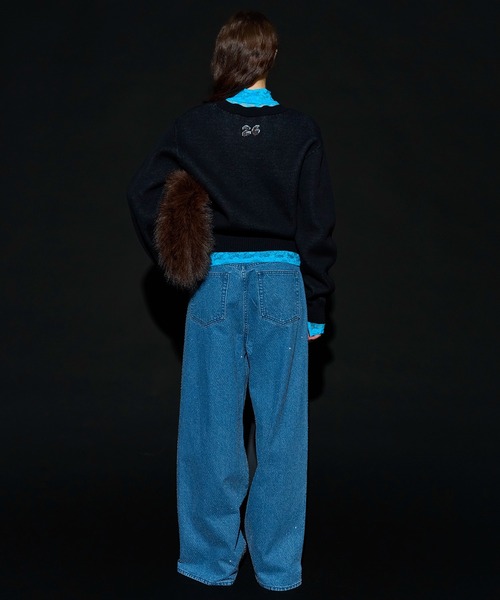 MAISON SPECIAL（メゾンスペシャル）の「Horse Knit/ホースニット（ニット/セーター・レディース・レッド/グレー/ブラック・FREE）」の6枚目の写真