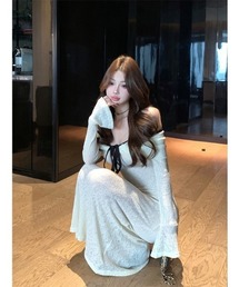 NoBelle（ノベル）の「オフショルタイトロングワンピースドレス（ワンピース）」