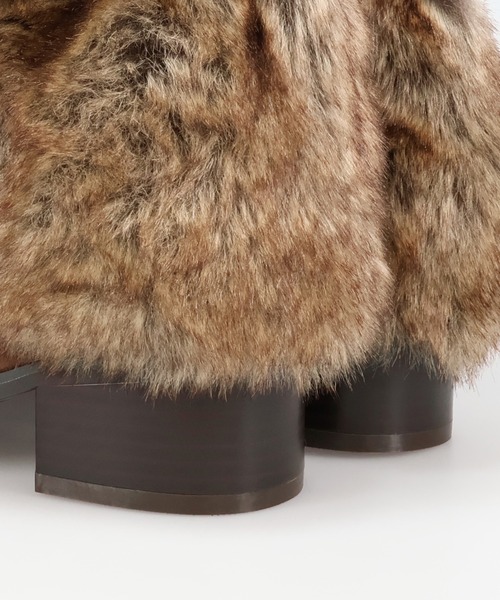 セール】2025秋冬新作フェイクファーカバーブーツ/56407（ブーツ