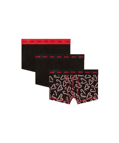 DIESEL（ディーゼル）の「メンズ ボクサーパンツ 3枚パック DAMIEN-GFT-UTLT-3PACK（ボクサーパンツ・メンズ・ブラック系その他/その他1・LARGE/MEDIUM/SMALL/X-LARGE/XX-LARGE）」の9枚目の写真
