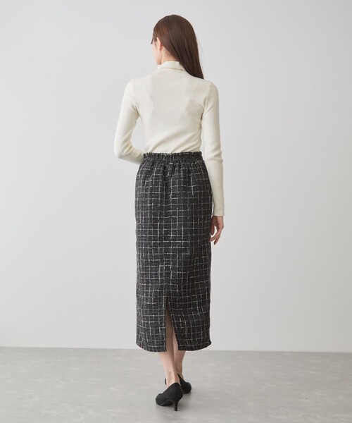 Jayro（ジャイロ）の「ファンシーモールツィードナロースカート（スカート・レディース・キャメル/ブラック系その他/ブルー系その他2・M）」の9枚目の写真