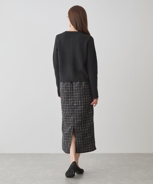 Jayro（ジャイロ）の「ファンシーモールツィードナロースカート（スカート・レディース・キャメル/ブラック系その他/ブルー系その他2・M）」の12枚目の写真