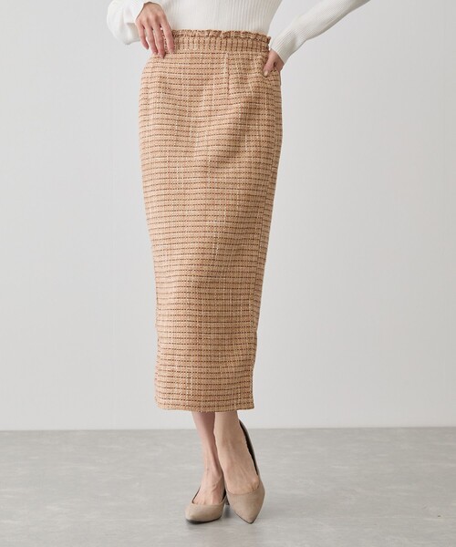 Jayro（ジャイロ）の「ファンシーモールツィードナロースカート（スカート・レディース・キャメル/ブラック系その他/ブルー系その他2・M）」の13枚目の写真