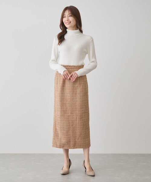 Jayro（ジャイロ）の「ファンシーモールツィードナロースカート（スカート・レディース・キャメル/ブラック系その他/ブルー系その他2・M）」の16枚目の写真