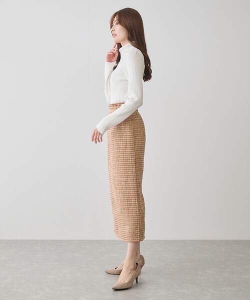 Jayro（ジャイロ）の「ファンシーモールツィードナロースカート（スカート・レディース・キャメル/ブラック系その他/ブルー系その他2・M）」の17枚目の写真