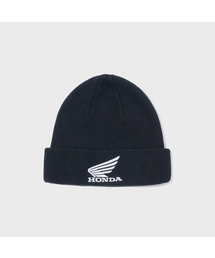 PHYPS MOTORCYCLE（フィップスモーターサイクル）の「Honda Original Wing logo Roll up Beanie_Black（ニットキャップ/ビーニー）」
