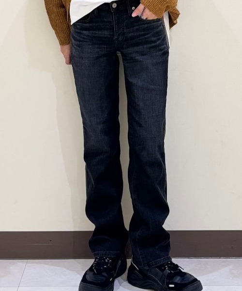 SOMETHING(サムシング)の「SOMETHING(サムシング)【レディース】「BODYFIRE」ストレートパンツ(その他パンツ・レディース・ブラック・26inch/27inch/28inch/30inch/31inch)」の10枚目の写真