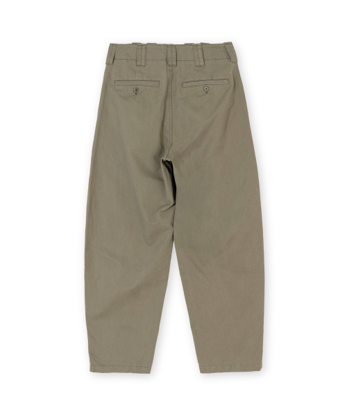 BROWNYARD（ブラウンヤード）の「W ウォッシュドワークパンツ、ダークベージュ（その他パンツ・レディース・その他・1/2）」の2枚目の写真