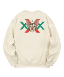 KMC0035 スフィンクスエックス 起毛 スウェット - クリーム