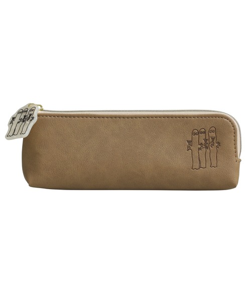 MOOMIN（ムーミン）の「MOOMIN ムーミン ペンケース フラットポーチ スクエア 筆箱（ステーショナリー・レディース・ブルー/ベージュ/グリーン/レッド・FREE）」の2枚目の写真