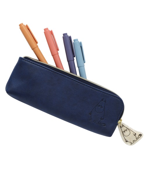 MOOMIN（ムーミン）の「MOOMIN ムーミン ペンケース フラットポーチ スクエア 筆箱（ステーショナリー・レディース・ブルー/ベージュ/グリーン/レッド・FREE）」の10枚目の写真