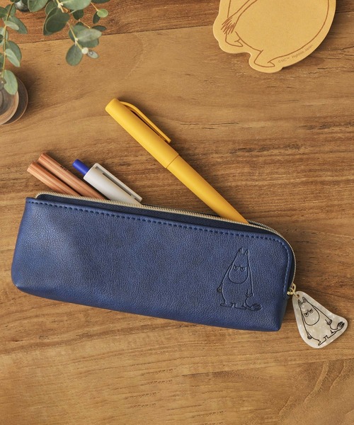 MOOMIN（ムーミン）の「MOOMIN ムーミン ペンケース フラットポーチ スクエア 筆箱（ステーショナリー・レディース・ブルー/ベージュ/グリーン/レッド・FREE）」の7枚目の写真