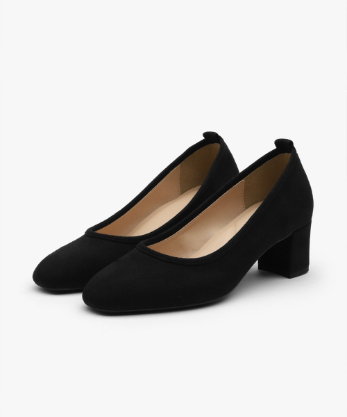 SAPPUN(サプン)の「Mirei ラウンド パンプスヒール (5cm)(パンプス・レディース・ブラウン/ブラック/ダークブラウン/ベージュ・22.5cm/23cm/23.5cm/24cm/24.5cm/25cm/25.5cm)」の8枚目の写真